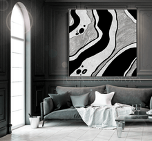 geode wall art, geode painting, Black White Silver Glitter Abstract Painting Large Wall Art,  moon agate art, Modern Decor, Black White Canvas Art, glitter painting, black and white wall art by Julia Apostolova,, wall decor, interior art, livingroom wall decor, art for living room, dart for dining room, office art, textured wall art painting, interior designer, art for him