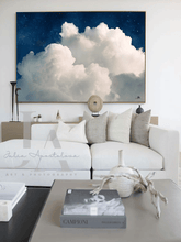 Blue White Cloud Painting Midnight Clouds Large Abstract Canvas Art for Celestial Aesthetic Decor, Set of Two Canvas Prints, Minimalist Abstract Wall Art, Nordic Trendy Cloud Art Decor, cloud painting, cloud overlay, cloud art painting, cloud art design, cloud art canvas, cloud abstract print, cloud abstract canvas, julia apostolova, cloud abstract art, watercolor, wall decor wall art, vintage, two abstract paintings, office art, trendy wall art, two abstract paintings, bedroom trending decor