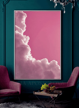 Pink Wall Art Clouds Pink Sky Large Cloud Painting Minimalist Wall Art Canvas Pink Abstract Trendy Art Decor, Pink Cloud Painting, Pink Blush Painting, Large Cloud Canvas Dark Fuchsia Abstract Trending Art, pink wall art, cloud wall art print, Julia Apostolova, pink wall art decor, pink sky and clouds, bright sky, bedroom art, office art, gift fro her, dreaming art, oil painting, pink art, pink painting, huge canvas, nursery decor, art for girl, trendy pink art decor, large wall art