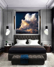 Cloud Painting Stormy Cloud Abstract Art by artist Julia Apostolova, Large Cloud Wall Art Canvas Print for Modern Home Office Decor, Cloud Print on high qualify Canvas from Original Dark Blue Wall Art, Celestial Art, Trend Art for Bedroom, bedroom art, Living room Office, Hotel, Restaurant, also ideal gift for him, art for him, hotel lobby decor, airbnb wall decor, large canvas print, Celestial Clouds, affordable art, visual art, bathroom art