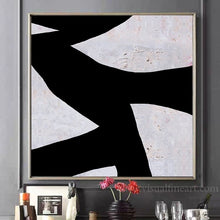 Black White Wall Art, Abstract Paintings, Geometric Black White Art,Two Cancases, Textured Canvas, Modern Decor, Julia Apostolova, Modern Office Decor, Nordic Decor, Large Wall Art, Livingroom Art, Wall Decor, Textured Prints, Huge Wall Art