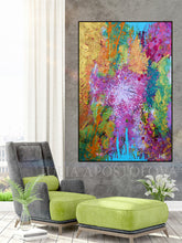 Abstract Art, Splash Art, Large Wall Art, Abstract Painting, Print, Canvas Print, Ready to Hang, decor, interior, home decor