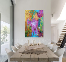 modern, contemporary, art, The beginning, Painting, Colorful Art, Julia Apostolova, Abstract Art, Splash Art, Large Wall Art, Abstract Painting, Print, Canvas Print, Ready to Hang, decor, interior, home decor, design,