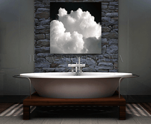 Large Black White Cloud Painting Canvas Print, Black Art, Large Cloud Wall Art Canvas, Modern Decor, luxury interior design, lobby decor, livingroom, large wall art, minimal art print, minimal art canvas, bathroom, oil cloud painting, large black wall art, large black painting, abstract, julia apostolova, interior designer, Interior Ideas, cloudscape oil painting, master bedroom art, office wall art, art gift for him, home decor ideas modern wall art, art for lounge room, art for living room, trendy decor