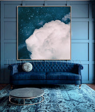 Blue White Cloud Wall Art, Large Canvas Cloud Art Print, Minimalist Art, Cloud Art, Celestial Abstract Art, Trend Decor, Blue Sky. Julia Apostolova, Bedroom Decor, Gift for Him, Modern Art, Art Gift, Livingroom, Boys Room Decor, Trendy Art, Christmas Gift