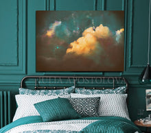 Abstract Cloudscape, Modern Cloud Painting, Cloud Wall Art Trend Canvas Print, Dark Teal Wall Art, Beyond Emerald Sky, emerald cloud art, cumulus cloud, cloudscape oil painting, cloudy  clouds painting art, cloud wall art decor, cloud wall art painting, loud print, cloud painting print, cloud painting, cloud overlay, cloud oil painting, cloud canvas painting, cloud canvas art, cloud, trending painting, trending decor, trending art decor, trending art, interior wall decor, interior designer, bedroom design