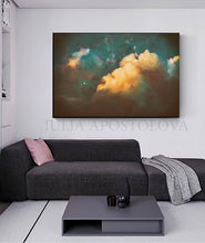 Abstract Cloudscape, Modern Cloud Painting, Cloud Wall Art Trend Canvas Print, Dark Teal Wall Art, Beyond Emerald Sky, emerald cloud art, cumulus cloud, cloudscape oil painting, cloudy  clouds painting art, cloud wall art decor, cloud wall art painting, loud print, cloud painting print, cloud painting, cloud overlay, cloud oil painting, cloud canvas painting, cloud canvas art, cloud, trending painting, trending decor, trending art decor, trending art, interior wall decor, interior designer, interior design