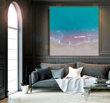 Large Aerial Beach Canvas, Aerial Ocean Print, Tropical Waters, Minimalist Wall Art, Coastal Decor, Aerial Beach View, Sand Beach, Large Abstract Canvas Print, Coastal Art, Relaxing Art, greek beach, turquoise minimalist painting, turquoise home decor, julia apostolova, large aerial photo, aerial wall art, aerial view, aerial sea, large abstract canvas, greek islands wall art, greek islands, greece wall art, beige teal, turquoise art, zen wall art, zen decor, zen abstract art, water photography
