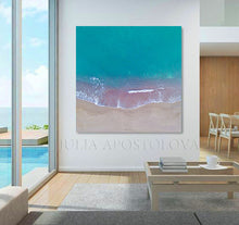 Large Aerial Beach Canvas, Aerial Ocean Print, Tropical Waters, Minimalist Wall Art, Coastal Decor, Aerial Beach View, Sand Beach, Large Abstract Canvas Print, Coastal Art, Relaxing Art, greek beach, turquoise minimalist painting, turquoise home decor, large aerial photo, aerial wall art, aerial view, aerial sea, large abstract canvas, greek islands wall art, greek islands, greece wall art, greece, beige teal, turquoise art, zen wall art, zen decor, zen abstract art, zen, abstract, water photography
