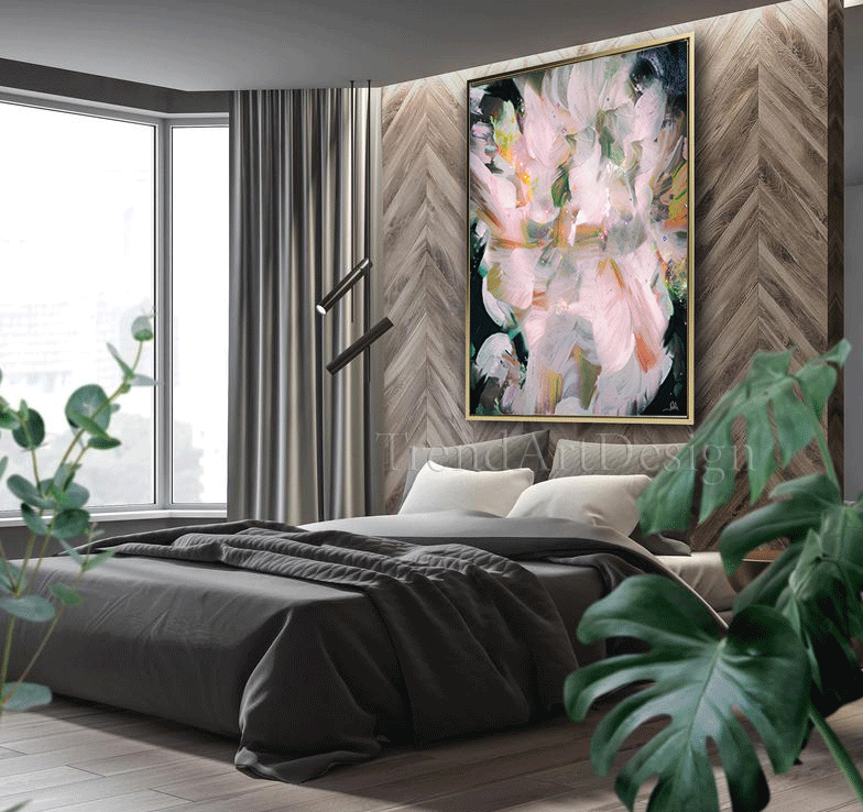 Abstract Wonderful Color Poster Print Cuadros Abstractos Modernos Luxury  Painting for Bedroom Entrance Stylish Wall Art Picture