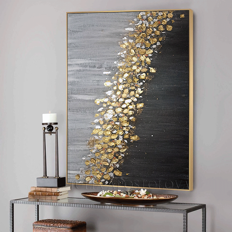 Gold and silver online wall art