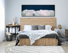 Dark Blue Cloud Art, Abstract Cloudscape, Celestial Painting Canvas Print Trend Art, Extra Large Art, Navy Blue Cloud Painting, Cloud Wall Art, Julia Apostolova, Abstract Cloudscape, Trend Art, Textured Canvas, Dark Blue Wall Art, Large Cloud Painting, Cloud Oil Painting, Bedroom Decor, Interior, Trendy, Trend Decor, Living Room, Blue Painting, Interior Designer, Bedroom Room, Blue Art, Naby Blue Decor, Art over Bed, Large Wall Art