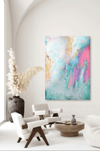 Gold Leaf Canvas Art Turquoise Gold Pink Minimalist Abstract Painting 'Azure Gem' by Julia Apostolova, Gold Leaf Paintung, Watercolor Abstract Painting Gold Leaf Canvas Art, gold leaf watercolor, julia apostolova, gold painting, abstract watercolor, seascape abstract, seascape, abstract seascape painting, Iceland from Above office wall art, gold leaf abstract canvas, gold leaf abstract art, interior decor, livingrom, interior designer, modern decor, office decor, luxury art, living room art, bedroom decor