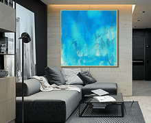 Turquoise Mediterranean Blue Abstract Painting Large Canvas Abstract Print Coastal Wall Art Decor, Coastal Decor, Ocean Waves, Abstract Print, Julia Apostolova, Turquoise Painting, Beach Wall Decor, Abstract Seascape, Summer Art, Abstract Seascape, Beach Wall Decor, Teal Abstract Painting, Teal Art Print, Modern Decor, Living Room, Interior Decor, Ocean Abstract Art, Home Decor, Beach Art, Design, Interior Designer, Large Wall Art, Fine Artist, livingroom, bathroom, interior, Airbnb hotel decor