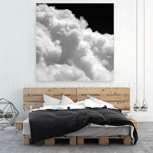 Black White Cloud Abstract Painting White Clouds Print Boho Wall Art Large Minimalist Square Canvas, Large Modern Office Decor, Canvas Print, Black Art, Cloud Painting, Cloud Abstract Celestial Wall Art Canvas Print, Minimalist Trending Decor, Black White Clouds, Cloudscape, Julia Apostolova, Boho Decor, Cloud Painting, Trend Decor, Scandi, Nordic, Modern, Scandinavian Art, Nordic Decor, Home Decor, Interior Designer, Livingroom Art, Bedroom, Art above Bed, Art above Sofa, Trending, Nordic Wall Art
