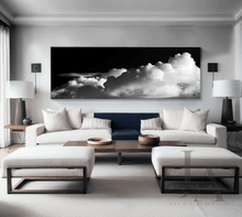 Black White Cloud Art, Large Minimalist Canvas Wall Art, Large Modern Painting Print, Unique Gift for Him, Dark Cloud Wall Art Abstract Cloudscape, Celestial Painting Canvas Print Trend Art, Extra Large Art, Cloud Painting, Cloud Wall Decor, Julia Apostolova, Abstract Cloudscape, Trend Art, Textured Canvas, Large Cloud Painting, Cloud Oil Painting, Bedroom Decor, Interior, Trendy, Trend Decor, Living Room, Black White Painting, Interior Designer, Bedroom Room Decor, Art over Bed, Large Wall Art