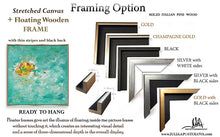 Original Painting Minimalist Abstract Seascape Wall Art, Green Turquoise Painting by JuliaApostolova