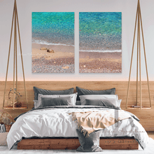 Beach Abstract Ocean Photography Coastal Wall Art Canvas Set Turquoise Beige Zen Relaxing Wall Decor, Water Abstract, Beach Wall Art, Coastal Print, Beach Wall Decor, Large Wall Art, Modern Decor, Ocean Photo, Julia Apostolova, Tropical Art, Peaceful, Zen Artwork, Relaxing Sea Photo, Minimalist Art, Canvas Print, Sea, Interior Beach Home Decor, Interior Design, Bedroom, Designer, Modern Home Decor, Ideas, Ready To Hang