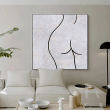 Female Line Art Minimalist Painting, Modern White Black Wall Art Gift, Plastic Clinic Office Décor, Ready To Hang Original Painting , Trend Art Design for Modern Office, Airbnb, Hotel or Home Decor, Women Back, female back line art, Abstract Female Art Butt Line Art Black Gold Minimalist Painting Sensual Female Line Art, Textured Painting, Large Wall Art Decor, Contemporary Art, Sensual Art, original line art, minimalist abstract painting, medicine office, art gift for doctors, Office art for butt surgeons