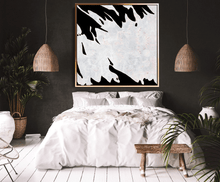 White Black Minimalist Abstract Painting Art Modern Home Decor Abstract Art Interior Trend Wall Art