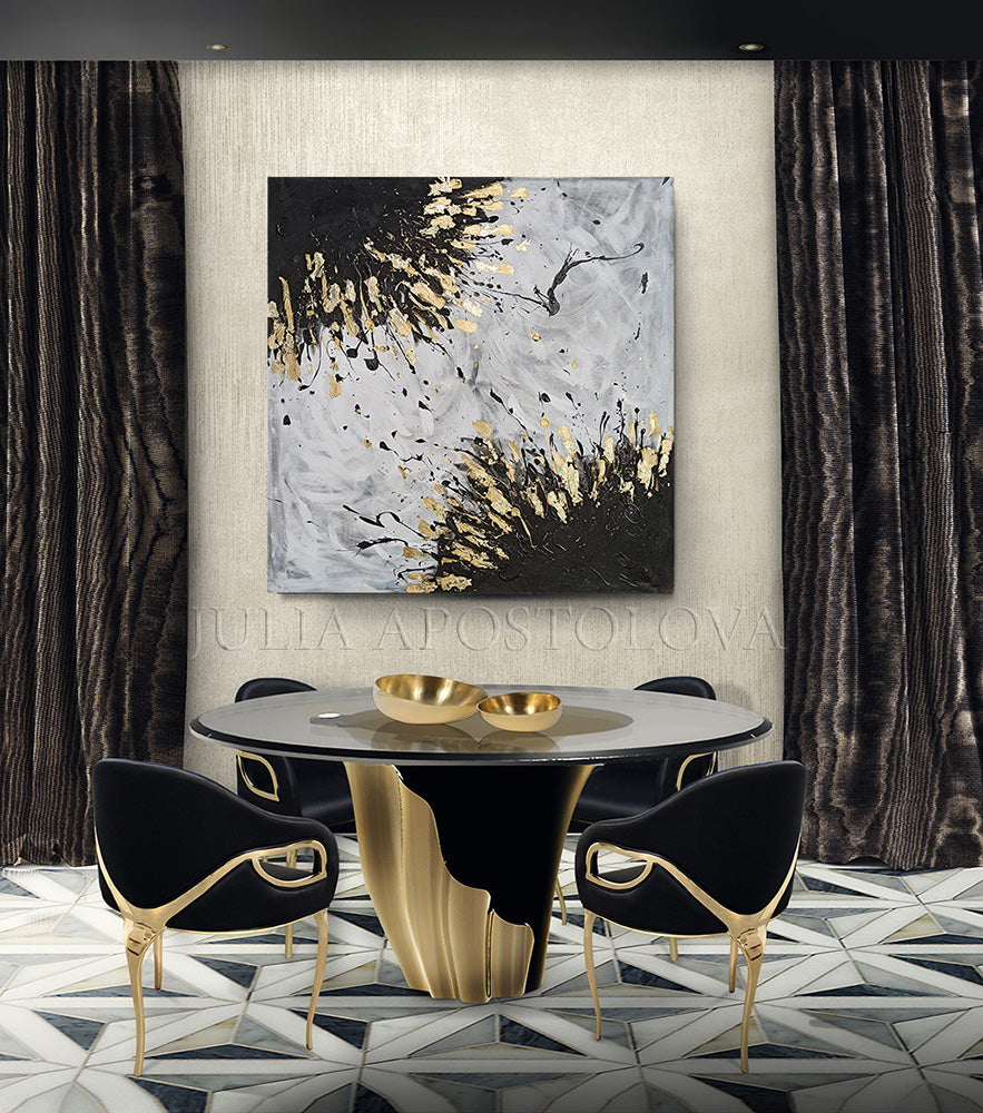 The Secret Luxury Of Gold Leaf In Exclusive Interior Artistry