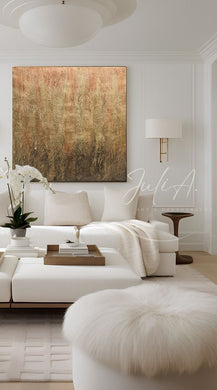 Metallic Gold Copper Abstract Original Framed Painting Neutral Art 'Golden Bliss'by Julia Apostolova,Abstract Original Painting Gold Leaf Wall Art Luxury Decor, Luxury Interiors, Minimalist Gold, Luxury homes, Glam Decor, Modern, Trendy Canvas Wall decor ,modern art, modern abstract modern artists, interior design, Office Decor, Office Design, Art Gallery, Hotel Lobby Decor, Christmas Gift, Art Gift, Living Room Decor, Boho Decor, Neutral Wall Decor, Gift for Him, Gift for Her, Christmas Gift, Anniversary