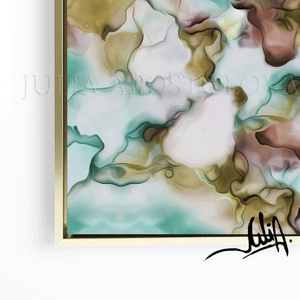 Autumn Vibes Abstract Painting Coffee Beige and Turquoise wall art Large Canvas Art Boho Wall Decor, Modern Ink Painting Extra Large Wall Art Boho Wall Art by artist Julia Apostolova, READY TO HANG Alcohol Ink Art, Tender color, romantic Painting, zen wall art, Contemporary Art, Abstract Art, Modern Art Decor, Original Painting, elegant art, floral wall art, abstract floral painting, abstract print, elegant decor, elegant wall art, living room decor, gift for her, bedroom art, nursery art, birthday gift