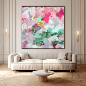 Blush Pink Sage Wall Art Abstract Painting, Botanical Art by Julia Apostolova, Floral Canvas Print, Boho Wall Art, Large Wall Art Decor, Pastel Wall Art Abstract Floral Painting with Sage Olive, Exotic Gardens, Colorful Painting, Abstract Painting, Wall Art Decor, Modern Decor, Abstract Print, Wall Decor, Abstract Canvas, Pastel Wall Decor, Sage Green Abstract Painting, Modern Decor, Living Room, Florals, Interior Decor, Trend Art, Home Decor, Interior Designer, bedroom, kids room, interior, ele