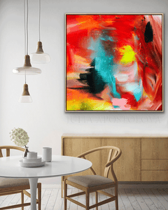 Colorful Art, maximalist, Bold Abstract Wall Art Canvas Painting Print, Colorful Painting, Pursue Υour Passion, Bold Wall Art Canvas Print, Abstract Painting, Large Canvas, Rich Color Wall Art Decor, Abstract Print, Bold Wall Decor, Dinner Room, Abstract Canvas, Bold Art, Abstract Art, Colorful Wall Decor, Abstract Painting, Fine Art Print, passionate painting, Modern Decor, Living Room, Interior Decor, Trend Art, Home Decor, Interior Designer, Large Wall Art, Fine Artist, dining room, kids room, interior