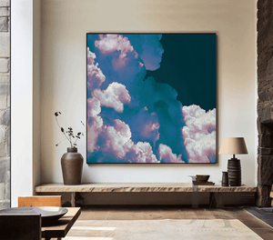 Cloud Painting, Abstract Wall Art Painting on Canvas, Sky and Clouds Art Gift, Extra Large Wall Art Home Decor, bedroom, nursery art gift for her, teal and pink clouds, interior, interior designer, Julia Apostolova Art, anniversary gift, Wall Art Large Canvas Art, Modern, Home Office Decor, Large Canvas Art, Modern Boho Home Decor, Cloud Wall Art Canvas, Original, Teal Trend Decor, kids room, bedroom, gift for him, bedroom decor, Sky Overlay Art Print, office decor, interior, nordic interior decor