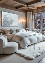 White Silver Wabi Sabi Wall Art with 3D Relief Textures – Elegant Modern Décor for Luxury Homes
