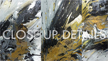 White Black Gold Original Painting, Gold and Silver Leaf, Luxury Interior Art ''Believe In Yourself'', Huge Painting, black, gold leaf art, Abstract Silver Leaf, original art, luxury, Julia Apostolova, White and Gold, Original painting, Luxury decor, Wall art, original painting, glam, modern decoration, interiors, Minimalart, Pinterest Contemporary art, abstract art, luxury homes, modern, trendy, artwork, Livingroom decor Llarge wall art, mixed media art, canvas, acrylic, julia apostolova art, huge art