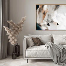 Neutral Wall Art Beige Abstract Minimalist Painting Earth Colors Large Canvas Formal Living Room Art, Floral Painting by Julia Apostolova, Abstract Wall Art Floral Painting Elegant Abstract Canvas Print, Large Wall Art, Modern Decor, gray, white, ivory, sage green wall art, black, oil wall art, neutral wall decor, neutral wall art, neutral painting, neutral decor, neutral art, neutral colors, zen wall art, zen painting, natural, animal trend, large art, trendy decor, living room, interior, hallway, bedroom
