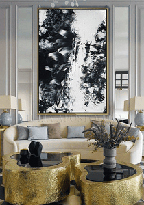 Black White Wall Art Abstract Painting Marble Canvas Print, Large Wall Art Decor by Julia Apostolova, Minimalist Painting Marble Canvas Print, Nordic Decor Art, marble canvas, oil painting, Large Marble Art, Interior Designer, Contemporary Art, Design , Large Marble Art, Marble Canvas Print, Beautiful Abstract Art, Modern Wall Decor, Large Canvas Art, Ink Painting Print, Livingroom, Dinning Room, Bedroom Decor, Office Decor, Christmas Gift, Art Gift for him, Extra Large Painting, Huge Art, Luxury livingroom