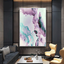 Pastel Abstract Painting Cloud Wall Art Romantic Painting Large Canvas Art Print Modern Trend Decor, Purple Gray Abstract Painting, Modern Wall Art Decor, Pink Turquoise Textured Canvas, Office Decor, Home Decor, Minimalist Painting, Elegant, Pink Purple Teal, Living Room, Bedroom, Interior, Abstract Art, Large Abstract, Huge Art, Ready to Hang. Art over Bed, Romantic Art, Art Gift for Her