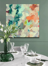 Floral Abstract Art, Pastel Wall Art, Botanical Art, Sage Green Orange Painting, Large Canvas Print, Exotic Gardens, Colorful Painting, Abstract Painting, Wall Art Decor, Modern Decor, Abstract Print, Wall Decor, Abstract Canvas, Pastel Wall Decor, Sage Green Abstract Painting, Modern Decor, Living Room, Interior Decor, Trend Art, Home Decor, Floral Art, Design, Interior Designer, bedroom, Large Wall Art, Fine Artist, dining room, kids room, interior, elegant art, nursery decor, tender, Airbnb hotel decor