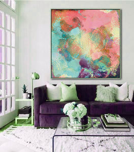 #colorful #pastel #abstractart #art #spring #wallart #decor #canvas #print #pink #Large #Canvas #Art, #Peach #Mint #Turquoise and #Coral #Painting, #WallArt #Teal #Emerald #Watercolor #Abstrac #Nature'' #JuliaApostolova on #Etsy #LargeWallArt JuliaApostolovaArt #homedecor #interior #bedroom #livingroom #decor #interiordesign #bedroom #interiordesigner #officedecor #homeinterior #springpainting