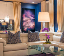 Extra Large Cloud Painting Dark Purple Wall Art Canvas Print Galaxy Painting, Modern Trendy Decor, Dark pink, Dark purple wall art, Julia Apostolova, Large Cloud Painting, galaxy abstract, cloud abstract, bedroom wall art decor, interior, dark lilac decor, sky painting, dark purple painting, dream decor, dark sky and stars, cloud and stars, dining room, master bedroom decor, trend painting, trend wall decor, interior design, interior designer, airbnb decor, office decor, home decor