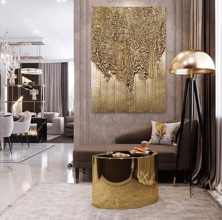 The Secret Luxury Of Gold Leaf In Exclusive Interior Artistry