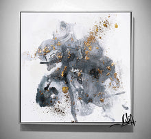 Modern Watercolor Painting, Gray Black White Gold Abstract Wall Art Canvas Print, Office Decor, Home Decor, Embellished Canvas, Interior, Julia Apostolova, Gold Leaf Abstract, Original Painting, Watercolor Painting, Minimalsit, Minimal Art, Large WallArt, Black and White, Abstract Watercolor, Livingroom Decor, Bedroom Art, Trendy Wall Art, Art Gifts, Shining Accents, Textures, Textured Canvas, embellished art, Gray Abstract, Hotel Decor, Minimal Artwork