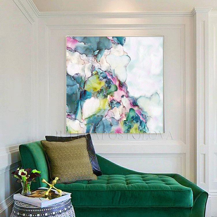 COLORFUL ABSTRACT ART – Tagged hotel lobby decor – Julia Apostolova