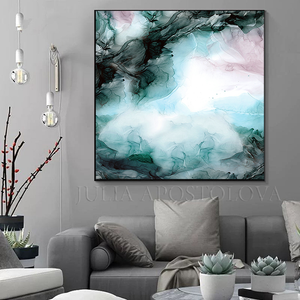 Minimalist Abstract Ink Painting Canvas Large Wall Art READY TO HANG Alcohol Ink Art Mystical Poetry, Tender color, romantic Painting, zen wall art, Contemporary Art, Abstract Art, Modern Art Decor, Gallery Wrap Canvas Print, Original Painting, Abstract Alcohol Ink Painting, artist Julia Apostolova. elegant art abstract floral wall art, abstract floral painting, abstract floral print, marble wall art, large marble art, abstract marble, marble painting, large canvas art, elegant decor, elegant wall art