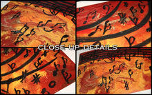 Musical Abstract Art, Music Painting Print, Large Wall Art, 'Dancing Musical Notes' Julia Apostolova, Musical Interior, Musical Print, Office Art, Home Decor, School Deceor, Musical Academy, notes, fa sol key