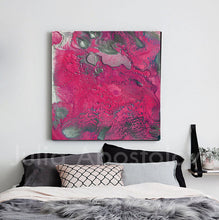 pink and silver, purple and silver, julia apostolova art, amaranth wall art, amaranth color, Amaranth Abstract, Wall Art, Gallery Wrapped Canvas Print, Contemorary, Home Decor, Feng Shui, Colour Art, Abstract Print, Minima Art, Pink, Interior, Decor, Livingroom, Interior Designer, Square Painting, Julia Apostolova, Large Wall Art, bedroom, interior design ideas